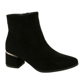 Evento Bottes en daim avec décoration argentée, Noir 23BT35-6420 le noir