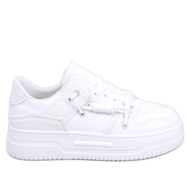 Clavell Baskets blanches à semelles hautes