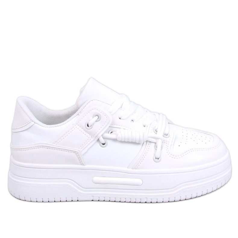 Clavell Baskets blanches à semelles hautes