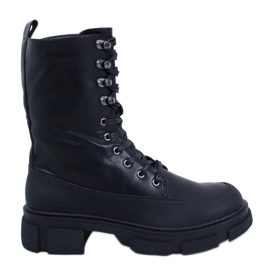 Bottes à lacets Dart noires le noir