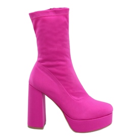 Bottines à plateforme Baldacci Fuchsia rose