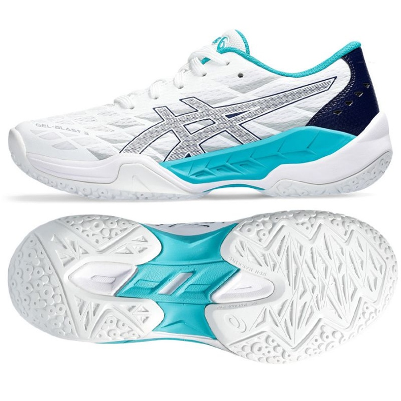 Chaussures Asics GEL-Blast 3 Gs W 1074A035-100 blanche blanche