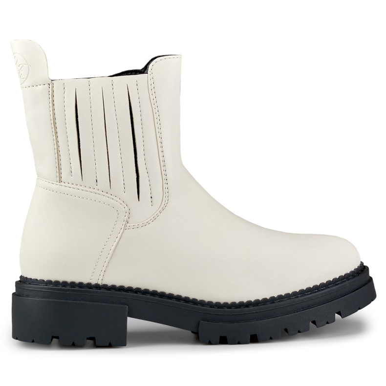 Chaussures en cuir écologique pour femmes beige clair de Dany Chaussures en cuir écologique pour femmes beige clair de Dany