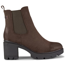 Bottes classiques pour femmes en daim Adeline marron brun