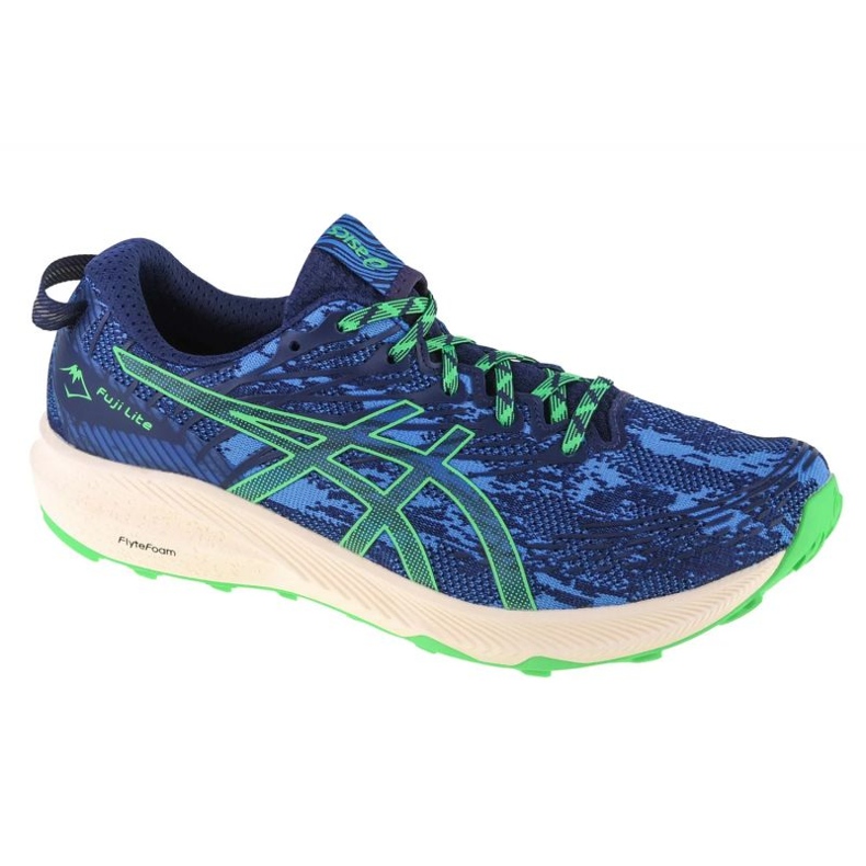 Asics Fuji Lite 3 M 1011B467-400 chaussures de course bleu Asics Fuji Lite 3 M 1011B467-400 chaussures de course bleu