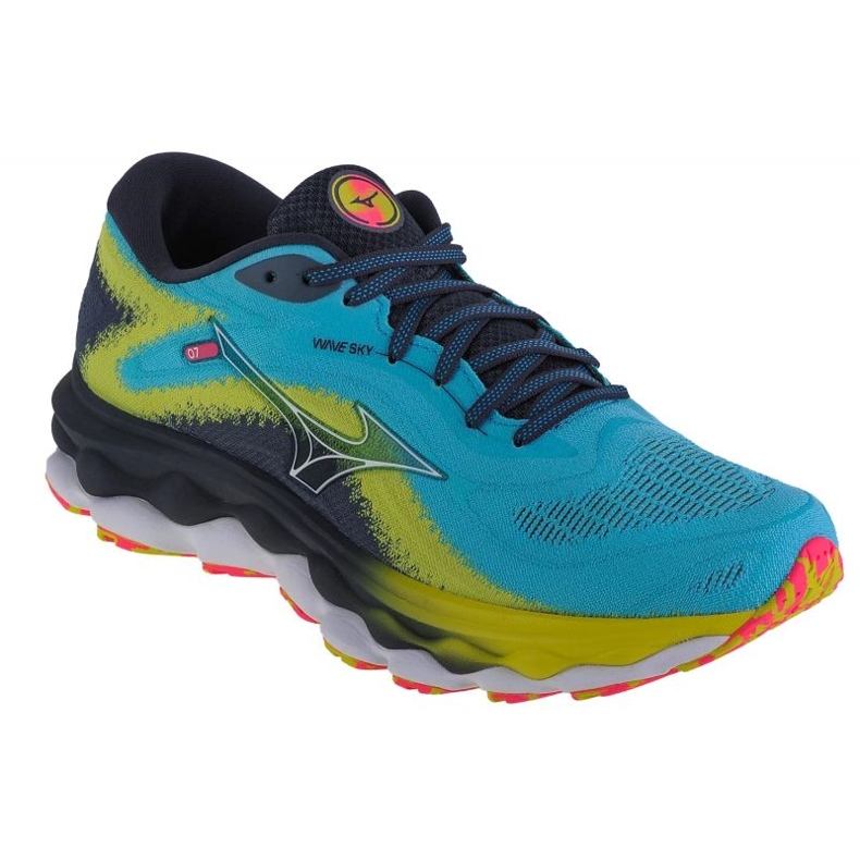 Chaussures Mizuno Wave Sky 7 M J1GC230203 bleu Chaussures Mizuno Wave Sky 7 M J1GC230203 bleu