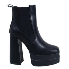 Bottines à plateforme Marilu Noir le noir