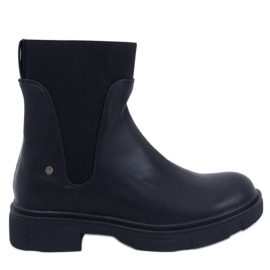 Bottines Chelsea femme Mead noires le noir