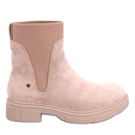 Bottines Chelsea femme Mead Kaki beige Bottines Chelsea femme Mead Kaki beige