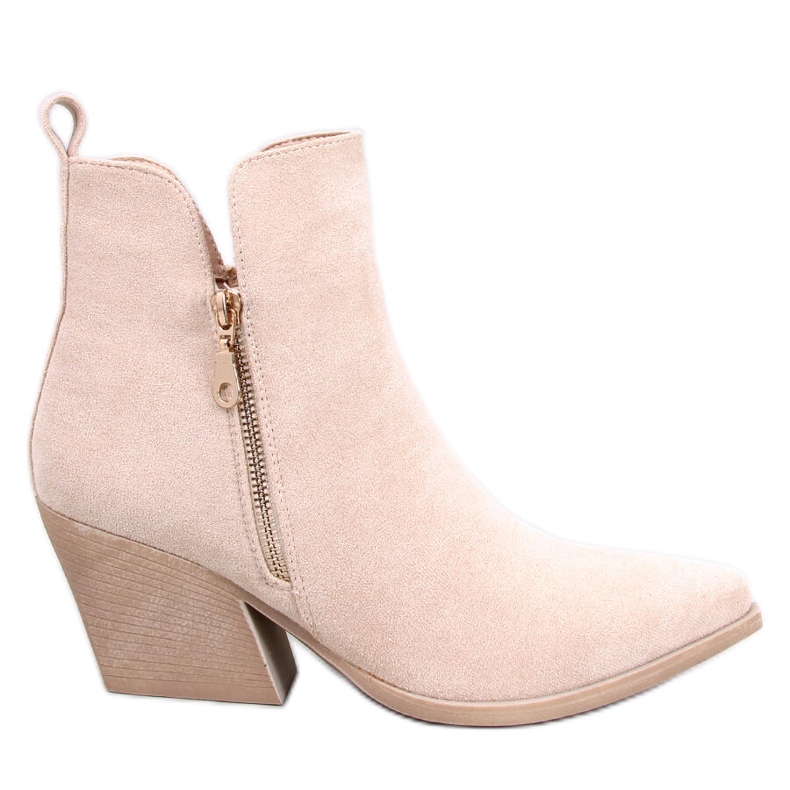Bottines cowboy femme Ripley Beige Bottines cowboy femme Ripley Beige