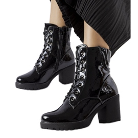 Bottines isolées noires de Lanza