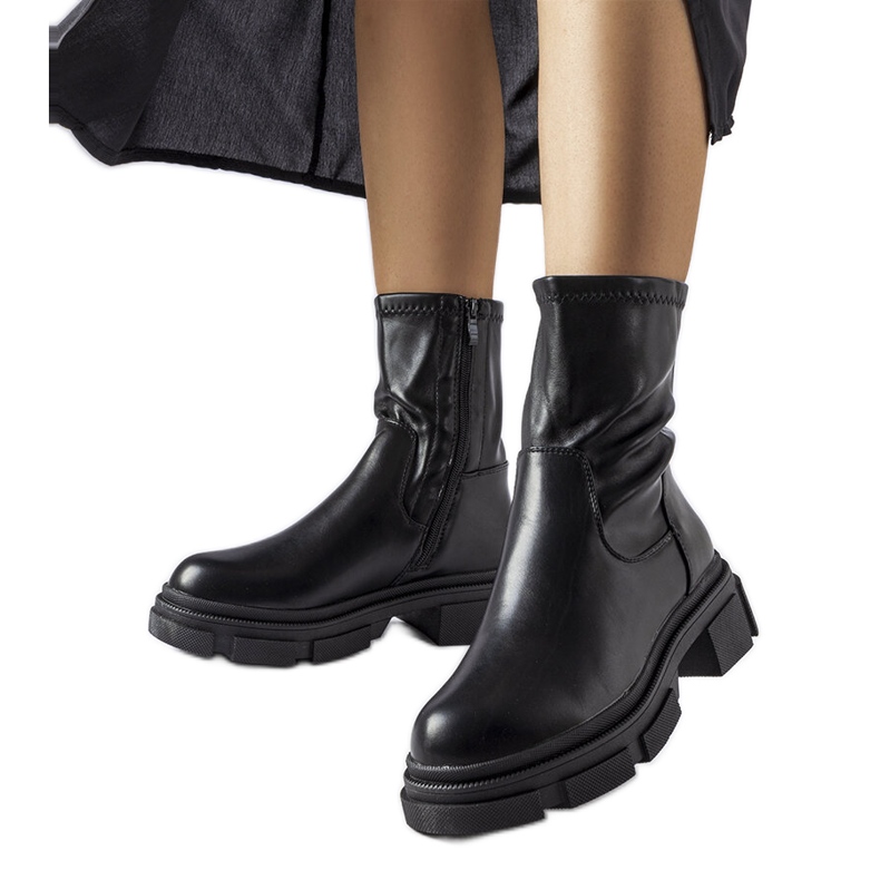 Bottes isolées noires de Helvi le noir