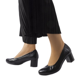 Inna Escarpins Ploufe noirs sur le bloc