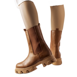 Bottes de travail à enfiler marron Vallejo brun