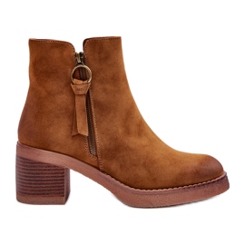 Bottes classiques en daim pour femmes marron Limoso brun