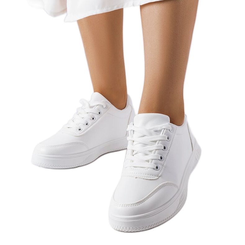 Baskets de sport blanches Donato