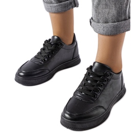 Baskets de sport noires Donato