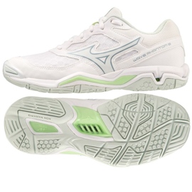 Chaussures de handball Mizuno Wave Phantom 3 W X1GB226035 blanc blanc