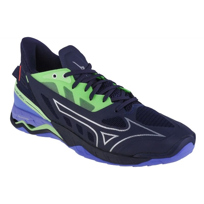 Chaussures de handball Mizuno Wave Mirage 5 M X1GA235011 bleu marin bleu