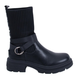 Shaffer Bottines élastiques noires