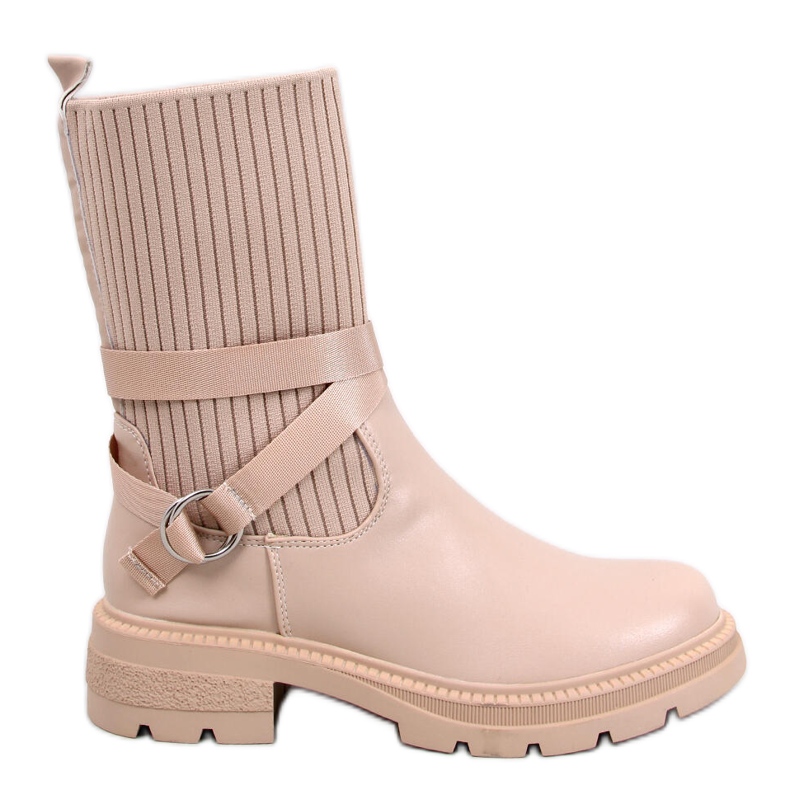 Shaffer Bottines extensibles kaki beige