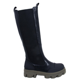 Bottes Sheff NOIR/VERT le noir