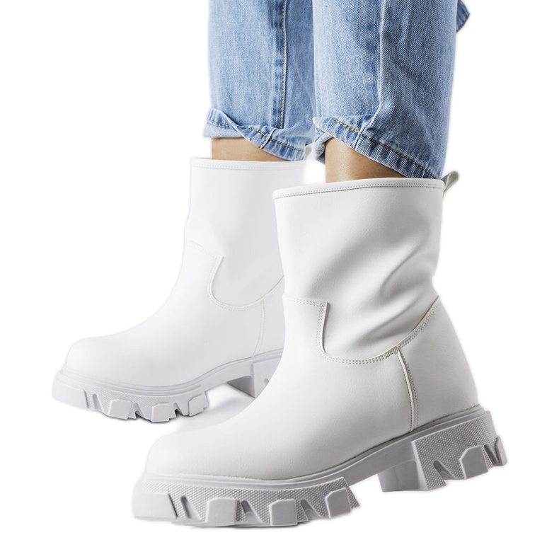 Chaussures de travail blanches à enfiler de Wuori