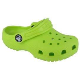 Chaussons Crocs Classic Clog Kids T Jr 206990-3UH vert