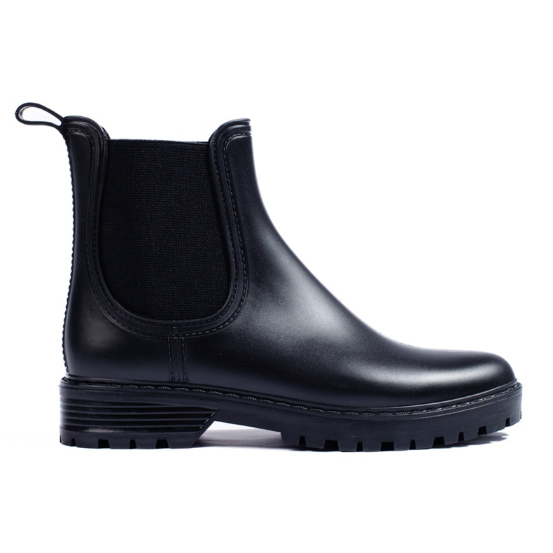 Bottes de pluie femme Shelovet noires le noir