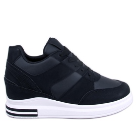 Rinno Baskets compensées noires le noir