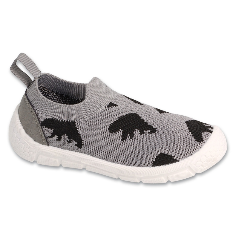 Befado chaussures pour enfants gris et noir 102X005