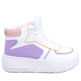 Baskets montantes Storm BLANC / VIOLET