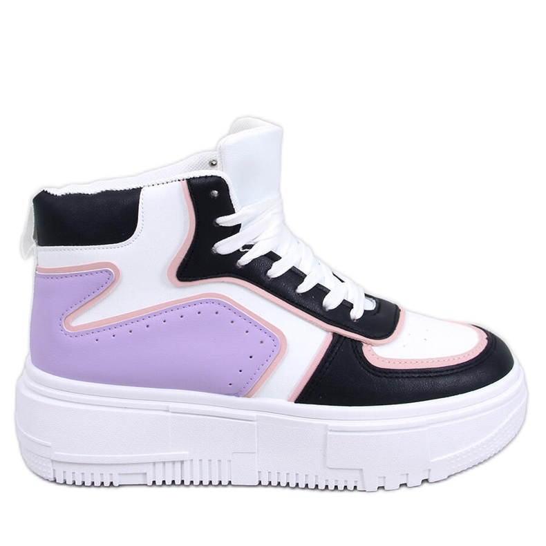 Baskets montantes Storm NOIR / VIOLET le noir