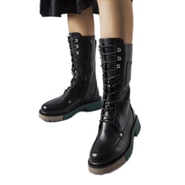 Bottes hautes noires de Nebida