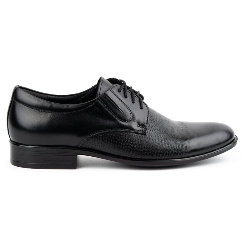 Kampol Chaussures habillées en cuir pour hommes 358KAM noir le noir