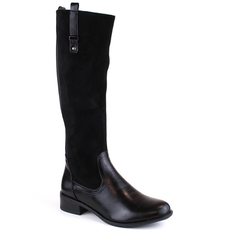 Bottes femme isolées noir Jezzi ASA198-22 le noir