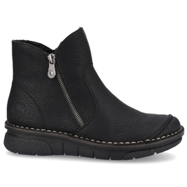 Bottes confortables pour femmes isolées noir Rieker 73357-00
