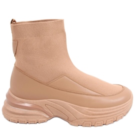 Chaussettes Goko Camel chaussettes brun
