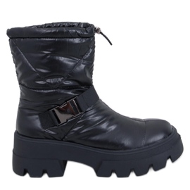 Bisset Bottines en nylon noir