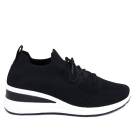 Leakes Baskets compensées noires