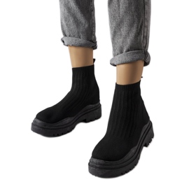 Baskets montantes noires Marks le noir