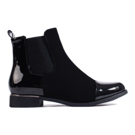 Bottines plates Shelovet femme noires