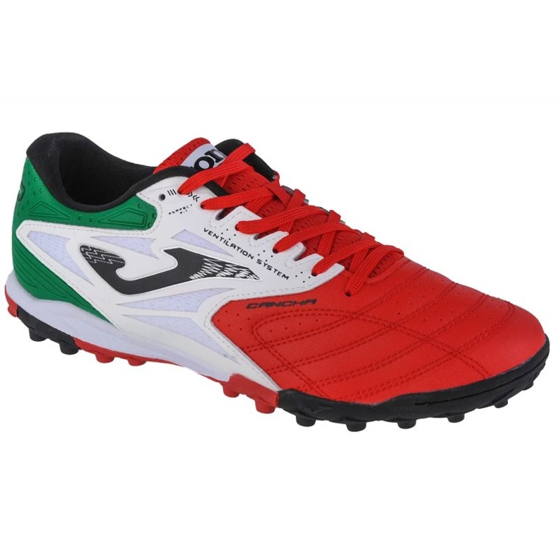 Chaussures Joma Cancha 2216 Tf M CANW2216TFC rouge blanche
