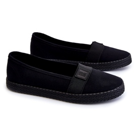 Baskets à enfiler Big Star pour femmes LL274200 Noir le noir