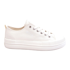 Baskets basses à lacets Big Star LL274968 Blanc blanche Baskets basses à lacets Big Star LL274968 Blanc blanche