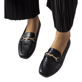 Mocassins décoratifs noirs de Docherty