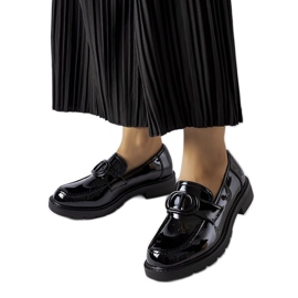 Inna Mocassins Scranton vernis noirs