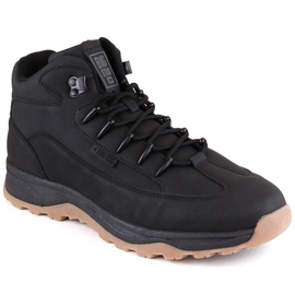 Chaussures de sport hautes noires pour hommes Big Star MM174017 le noir Chaussures de sport hautes noires pour hommes Big Star MM174017 le noir