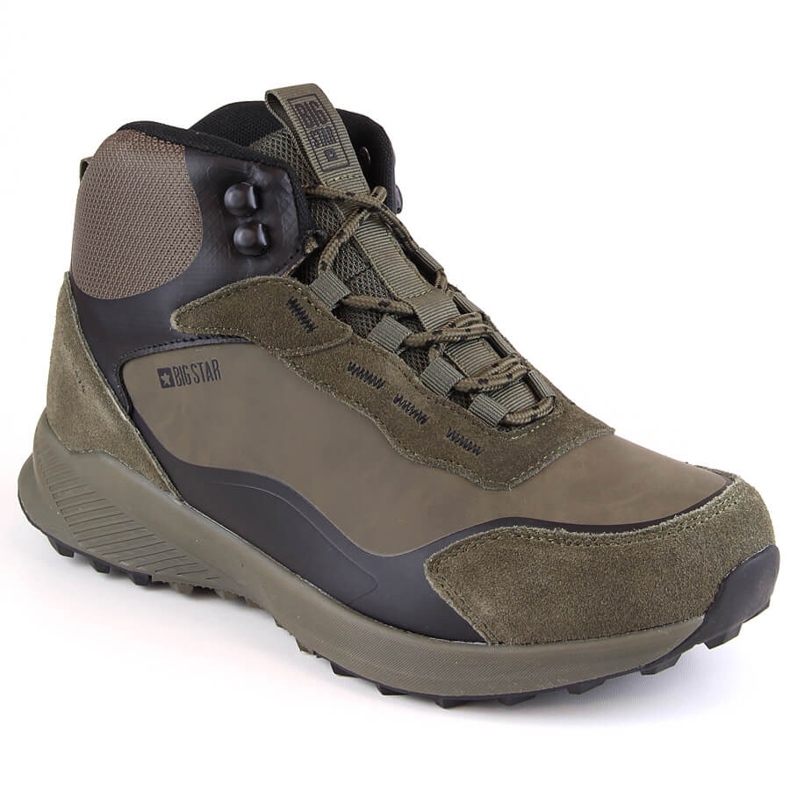 Chaussures de sport homme haute isolation kaki Big Star MM174333 vert