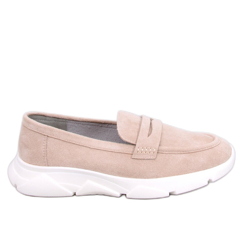 Mocassins à semelles sport de Hicks Beige